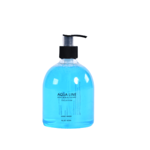 Pump Bottle Hand Wash Clear blue 500ml.png