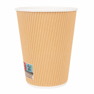 BEKER DUBBELWANDIG 360ML KRAFT BRUIN 1000ST