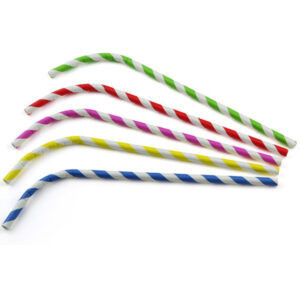 BUIGRIETJE PAPIER KLEUR STREEP ASSORTI 24X200ST