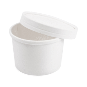 POT + DEKSEL WIT 240ML 250ST